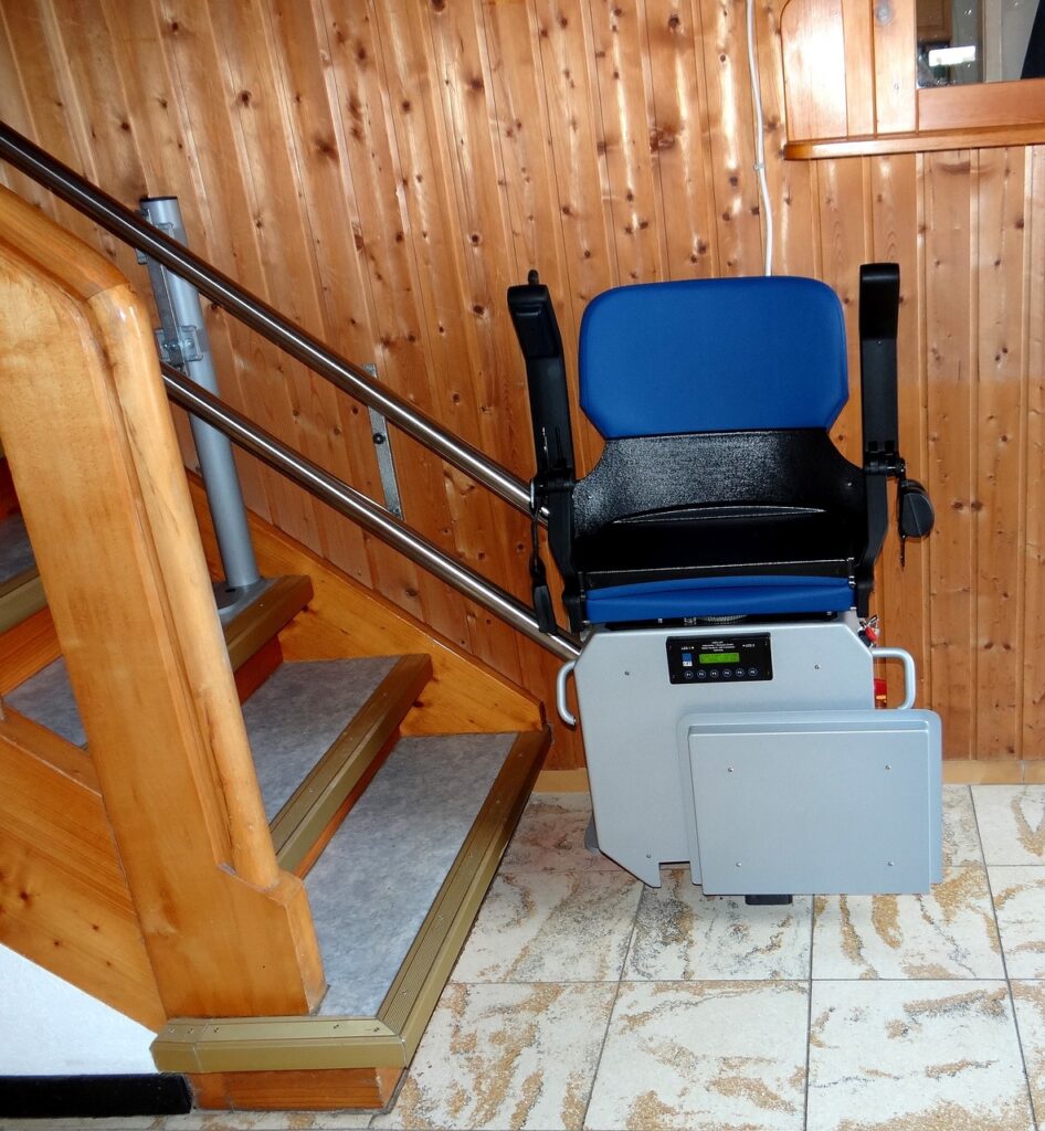 straight stair lift for vulnerable individuals